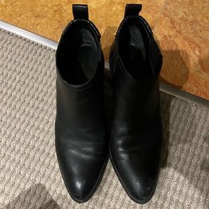 Alexander Wang booties rose gold